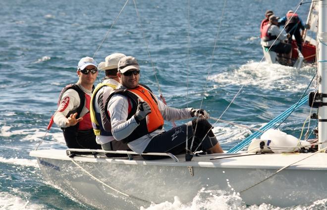 SB Australian Championship 2014. A happy Back of the Bus Boys team finished second - SB20 Australian Championship 2014,SB Australian Championship 2014. A happy Back of the Bus Boys team finished second - SB20 Australian Championship 2014 © Tracey Johnstone